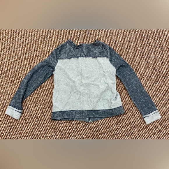 Women's Small Kensie Pieces Cotton/Viscose Blend Pocketed Full Zip Sweatshirt - Picture 6 of 11